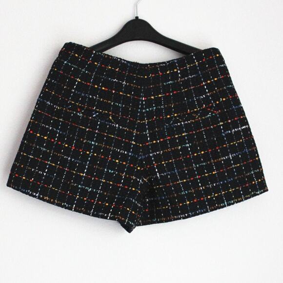 NEW Veronica Beard Jazmin Tweed Short, Navy Multi, Size 8 - Picture 2 of 10